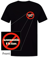 Black t-shirt with logo